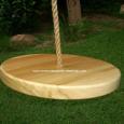 Poplar Disc Wood Tree Swing