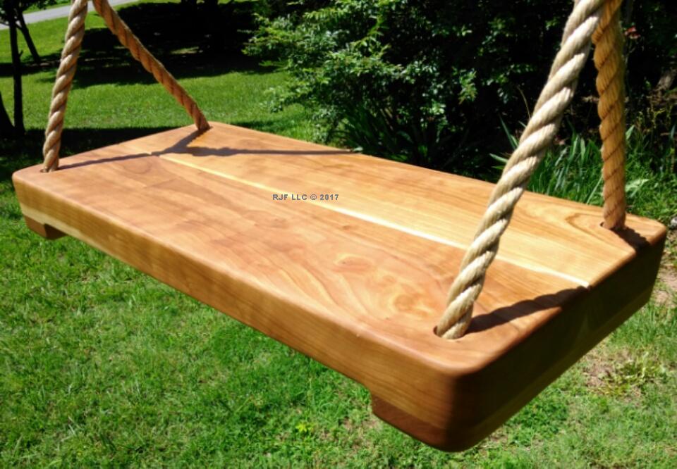 Cherry Thick Wide Tree Swing