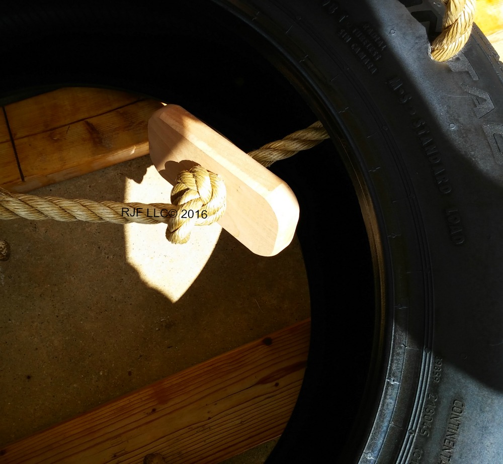 Repalcement rope and hardware for Tire Tree Swing