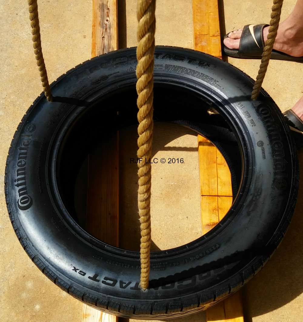 Repalcement rope and hardware for Tire Tree Swing