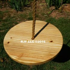 Pine Disc Wood Tree Swing