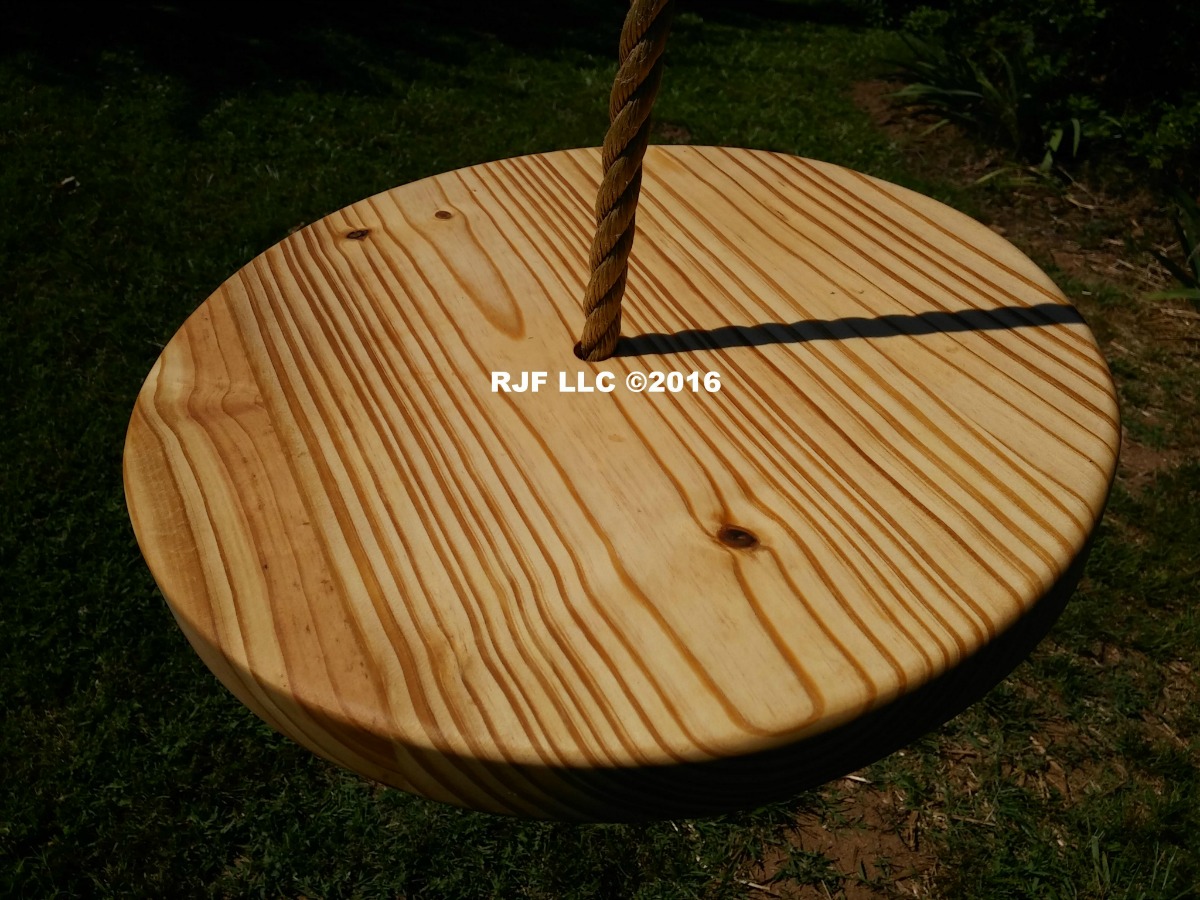 Pine Disc Wood Tree Swing