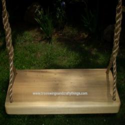 Poplar 4 Hole Wood Tree Swing