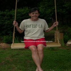 Poplar XL Wood Tree Swing