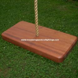 Sapele 1 Hole Wood Tree Swing
