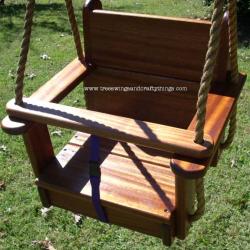 Sapele Kids Seat Swing