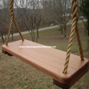 9 Inch Sapele Wood Tree Swing