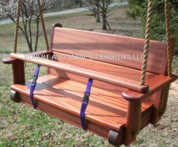 Sapele Twinster Kids Seat Swing