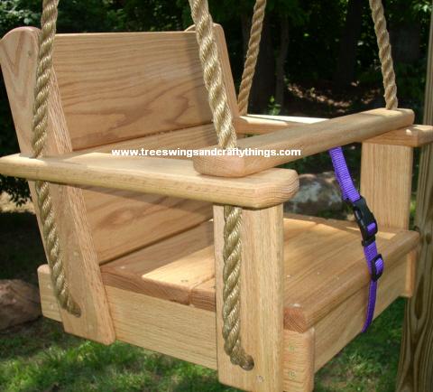 Red Oak Kids Seat Swing