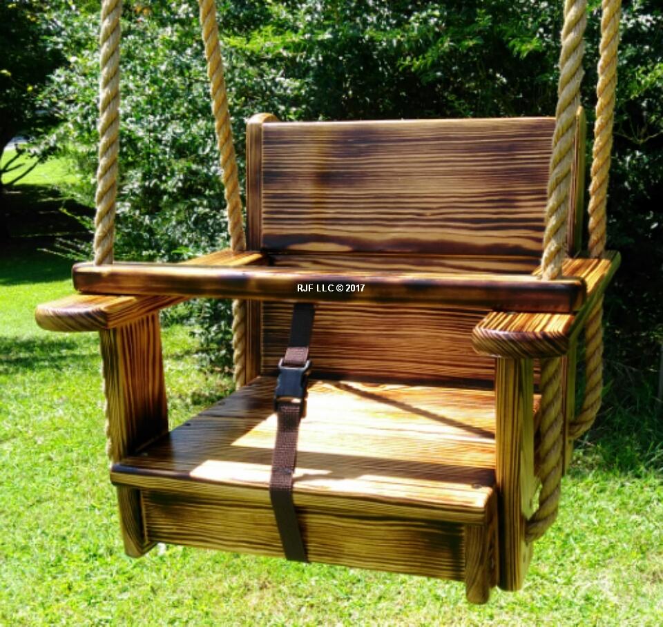 Charred Kids Seat Swing