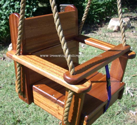 Baby wooden swing 2025 chair