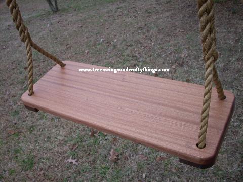 9 Inch Sapele Wood Tree Swing